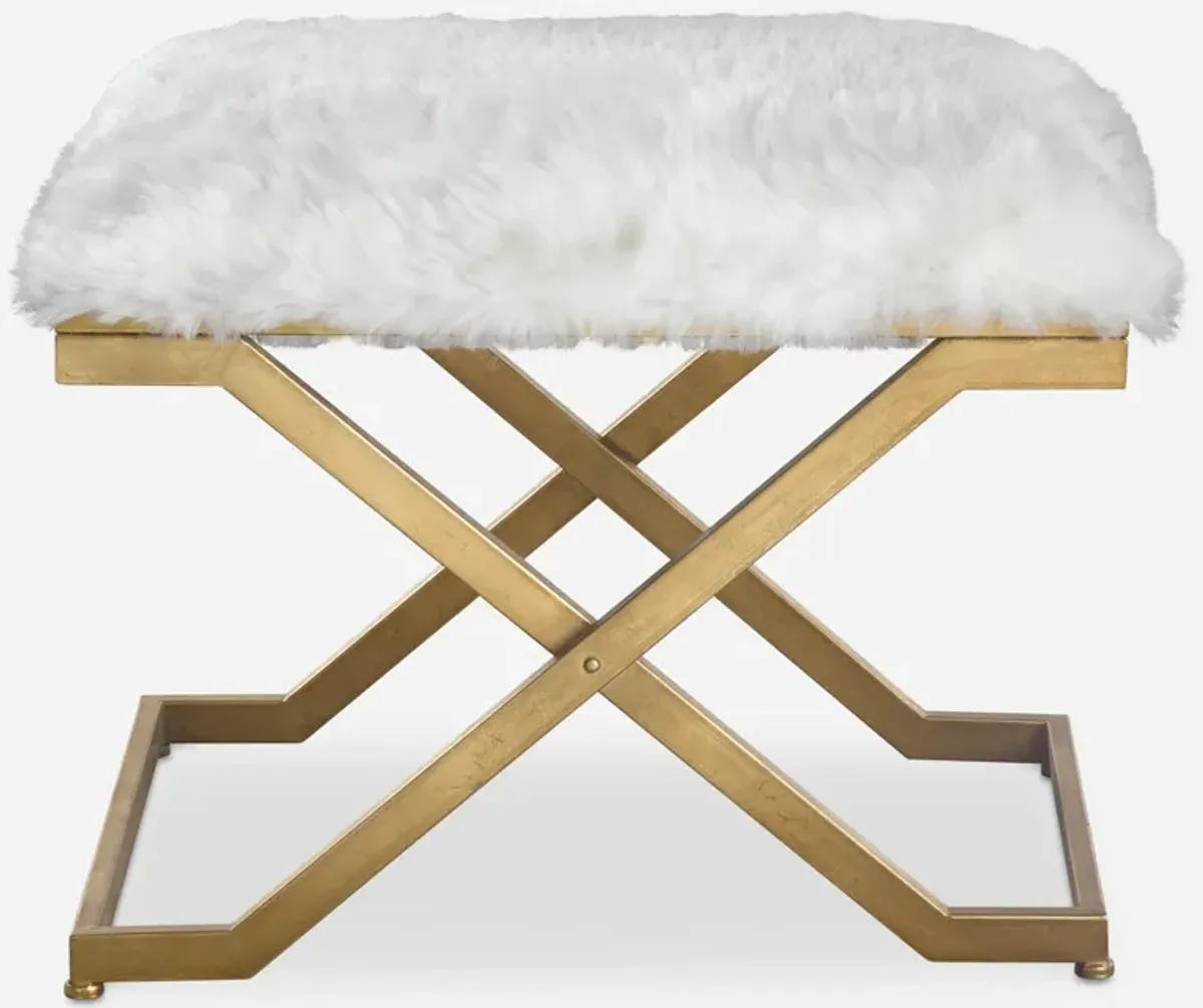 Farran Fur Small Bench