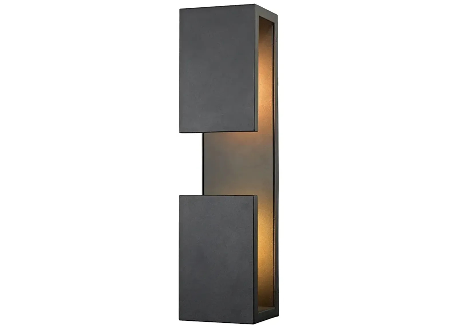 Pierre 19" High 1-Light Outdoor Sconce - Textured Matte Black