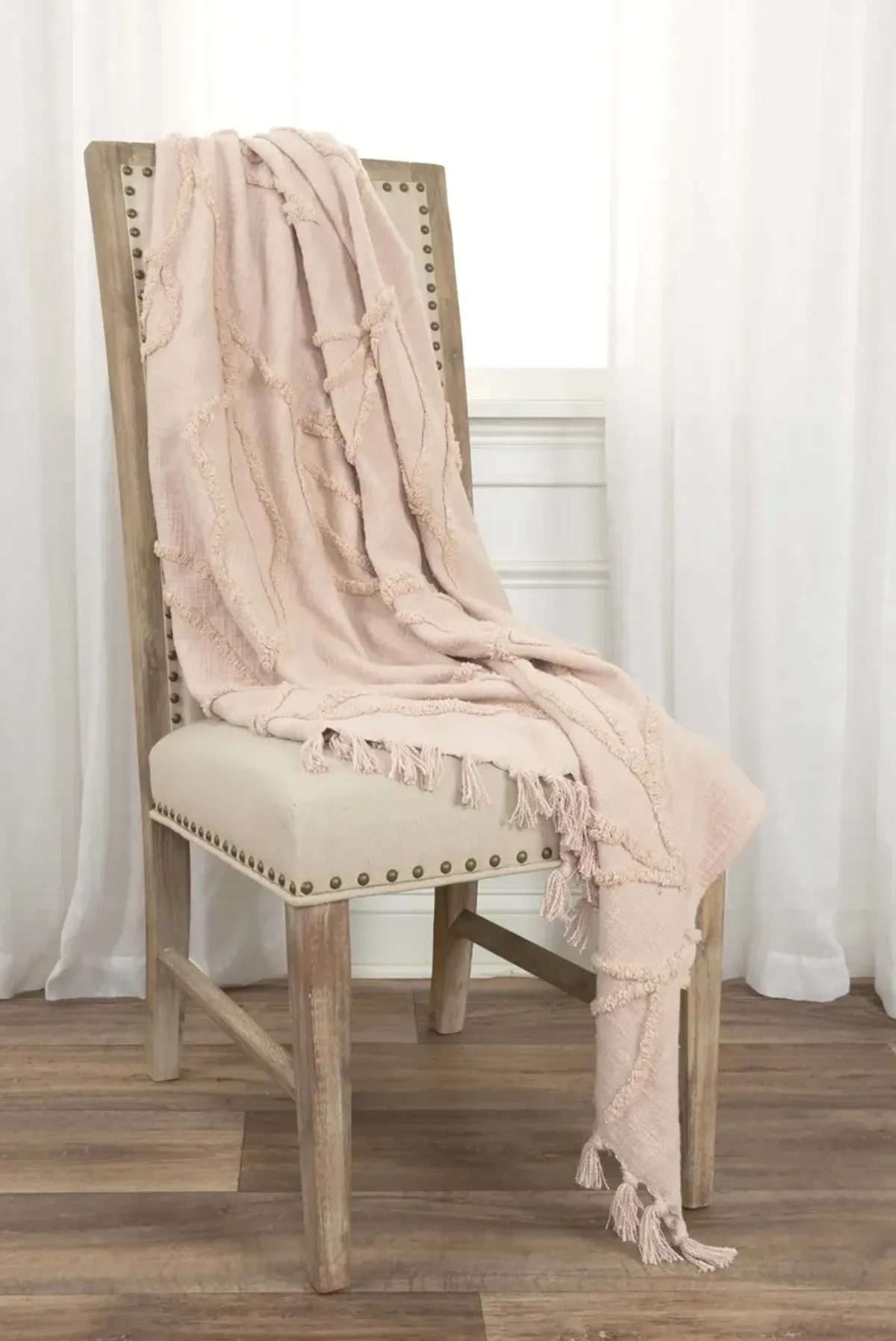 Botanical Pink Throw