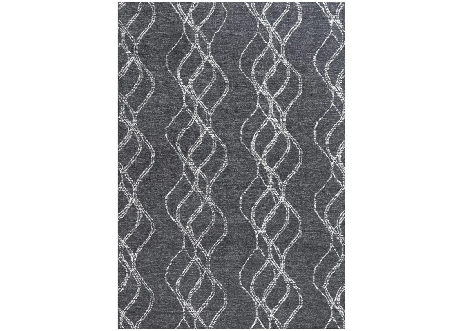 Taylor Charcoal  Wool 8'6" x 11'6" Rectangle Rug