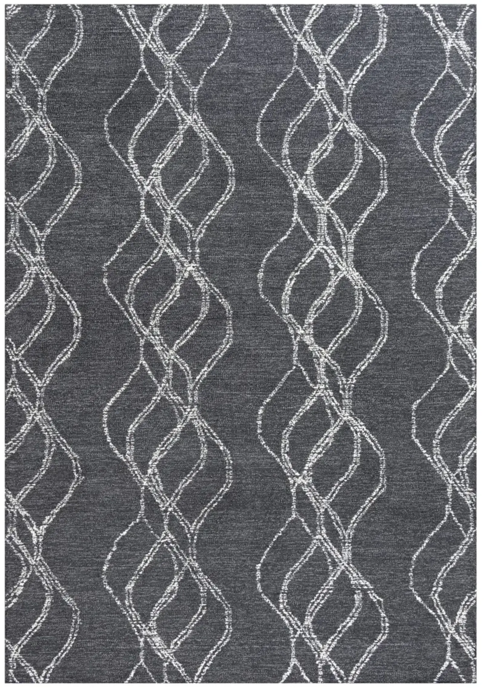 Taylor Charcoal  Wool 8'6" x 11'6" Rectangle Rug