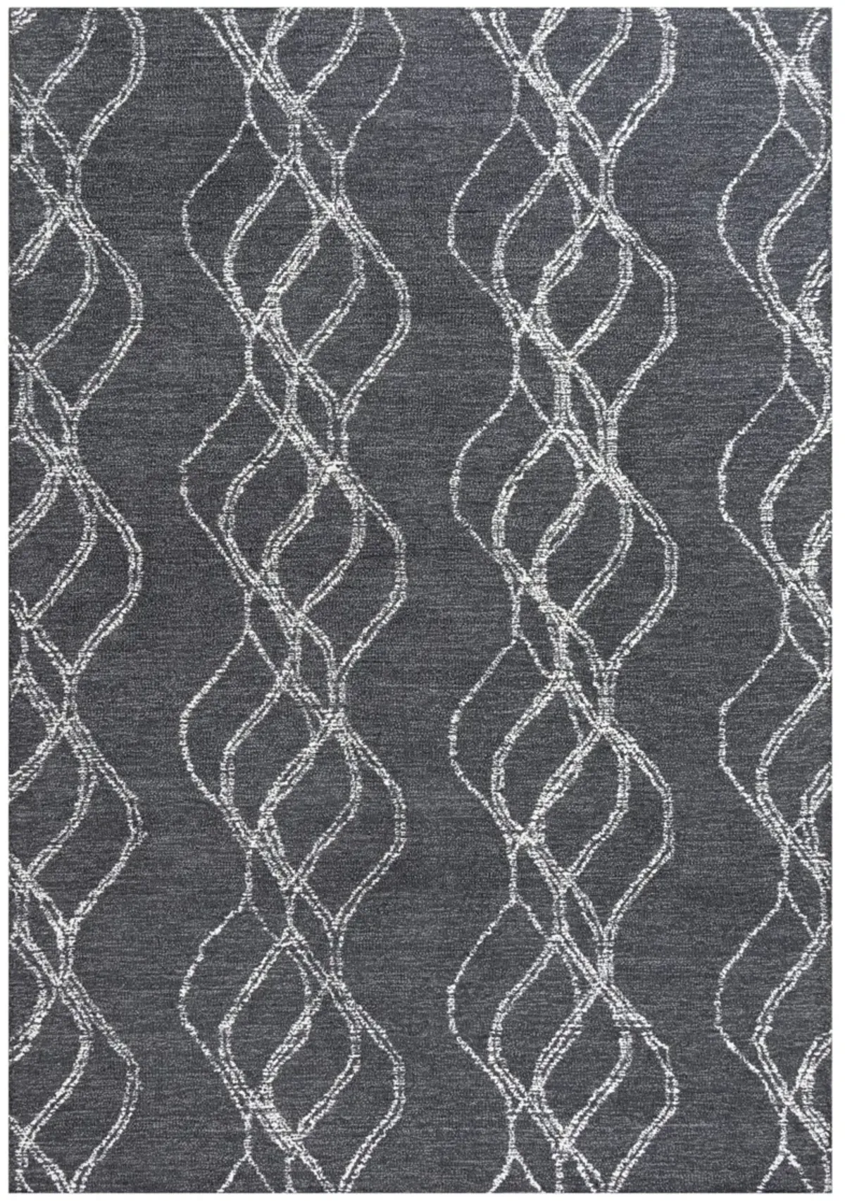 Taylor Charcoal  Wool 8'6" x 11'6" Rectangle Rug