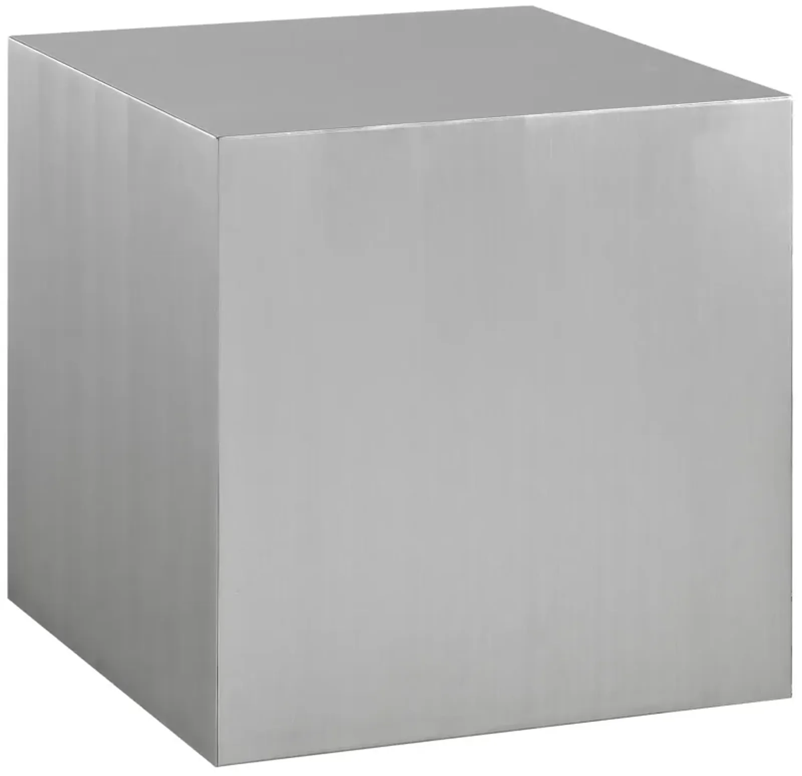 Cast Stainless Steel Side Table