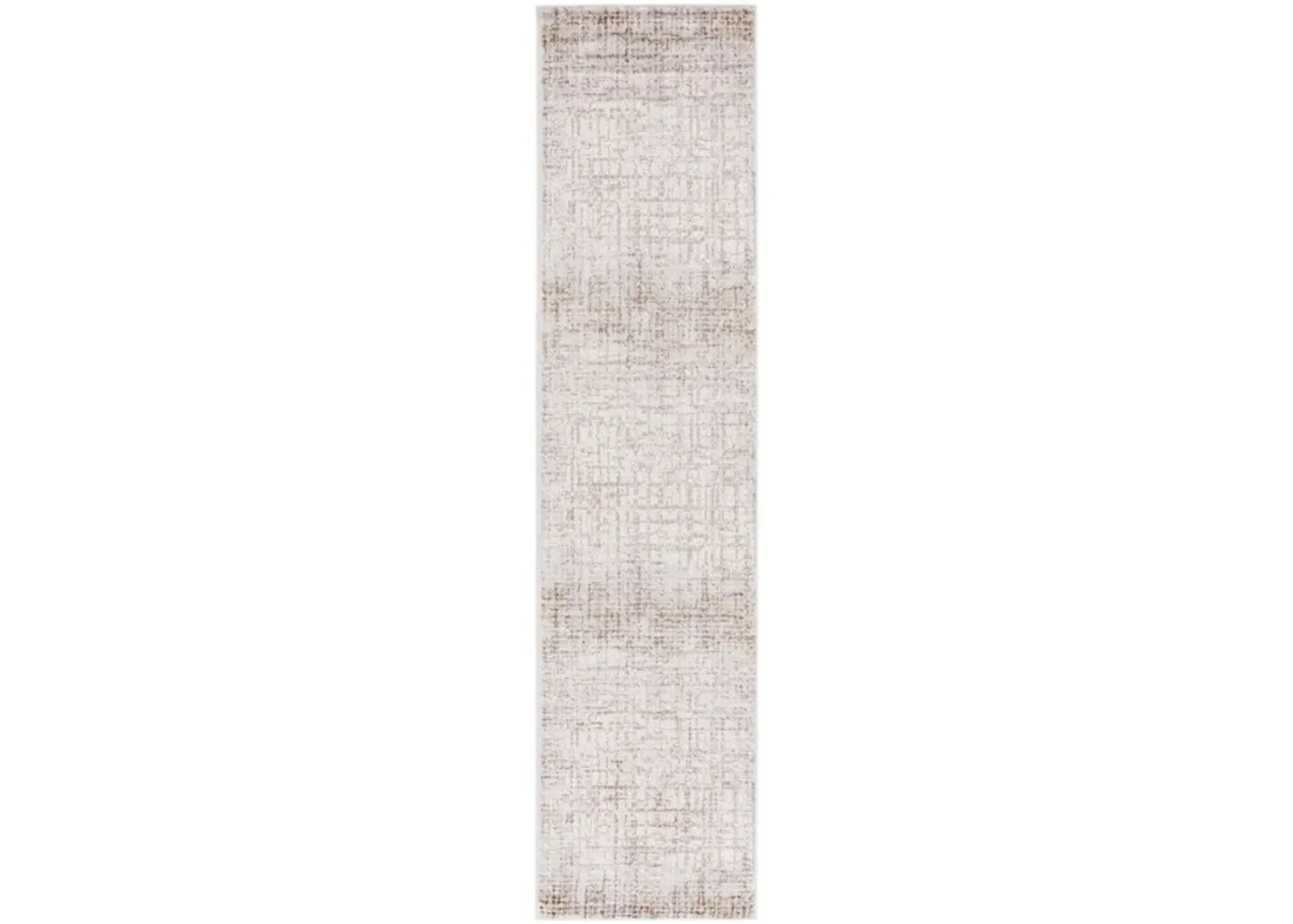 PALMA 340 Brown 2'-2' X 9' Runner Rug