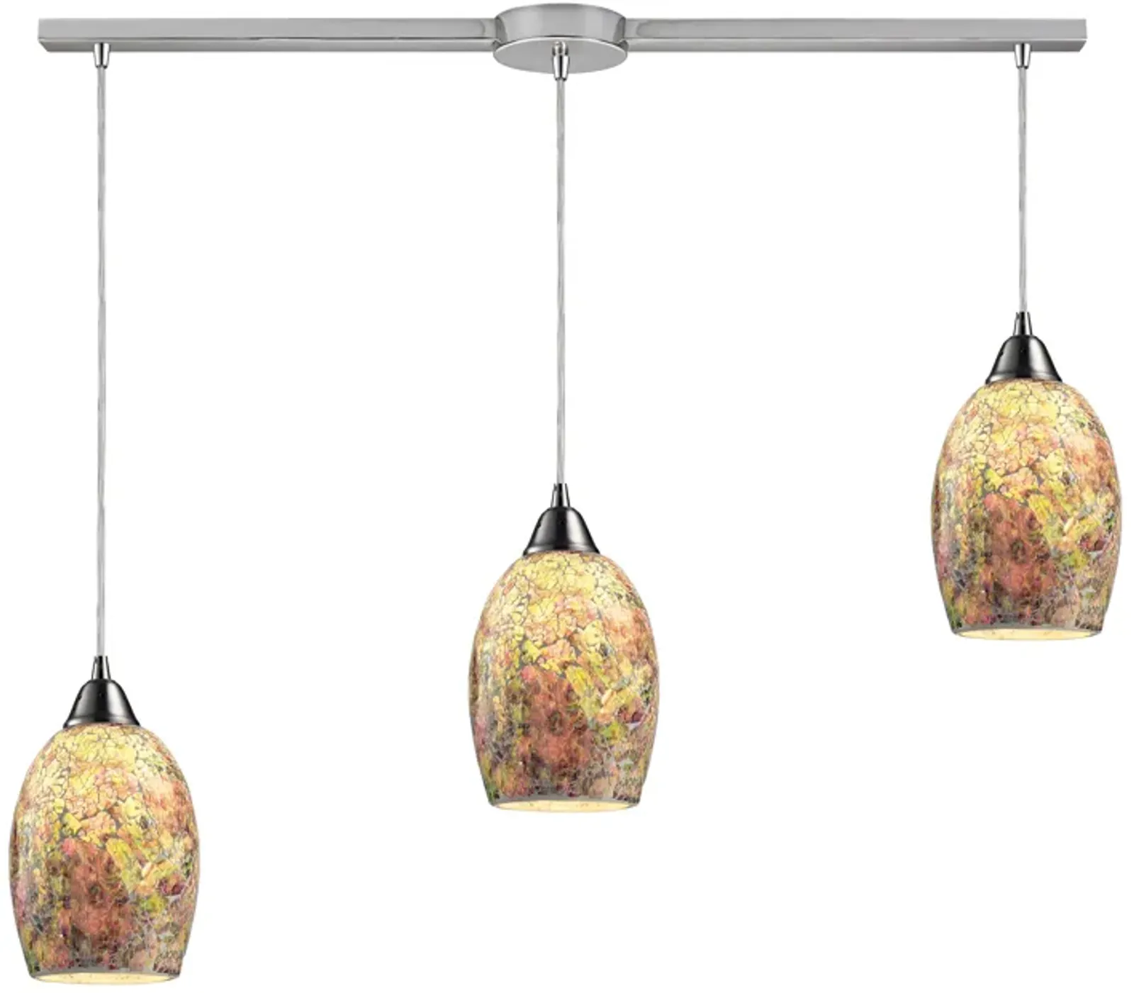 Avalon 5" Wide 3-Light Mini Pendant - Satin Nickel