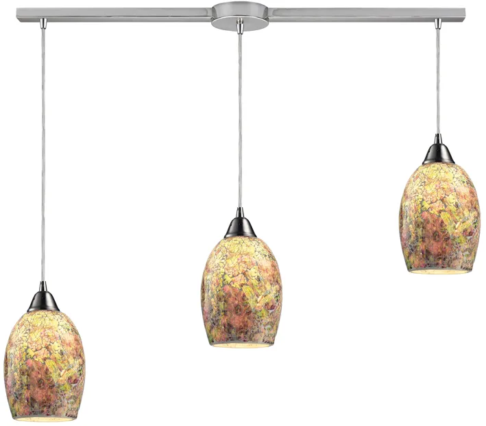 Avalon 5" Wide 3-Light Mini Pendant - Satin Nickel