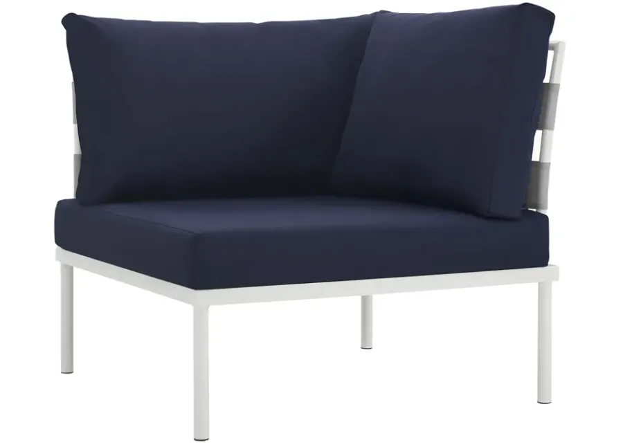 Harmony Outdoor Patio Aluminum Corner Sofa