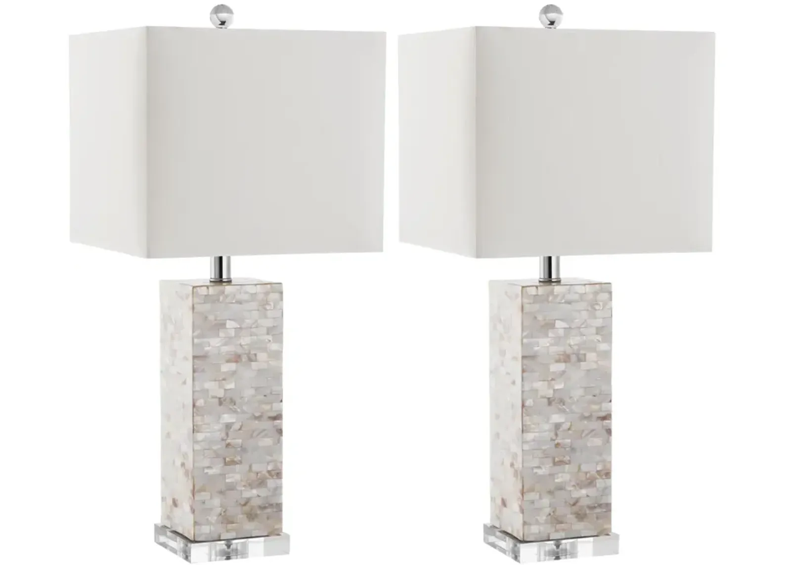 Homer 26-Inch H Shell Table Lamp - Set of 2