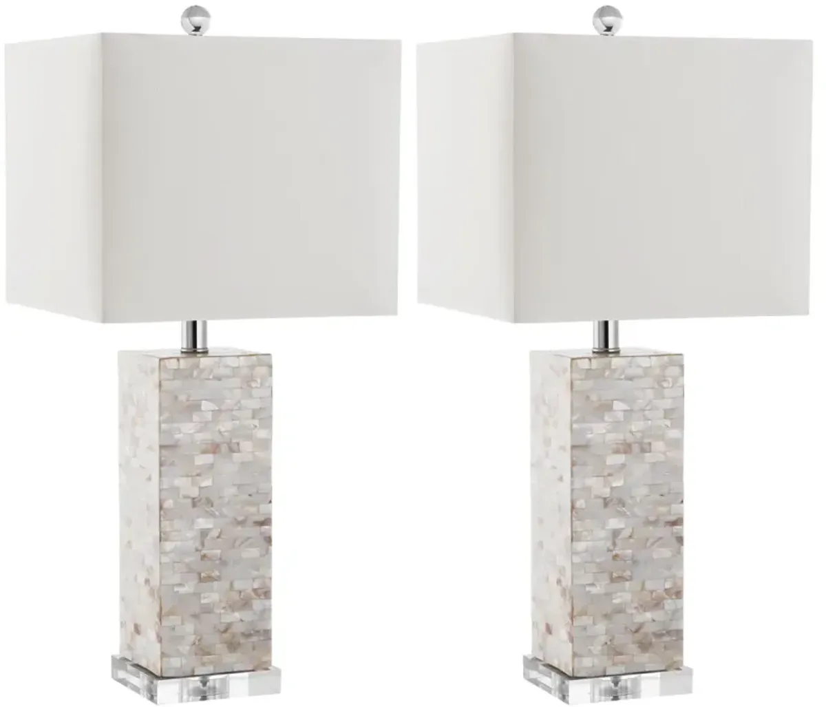 Homer 26-Inch H Shell Table Lamp - Set of 2