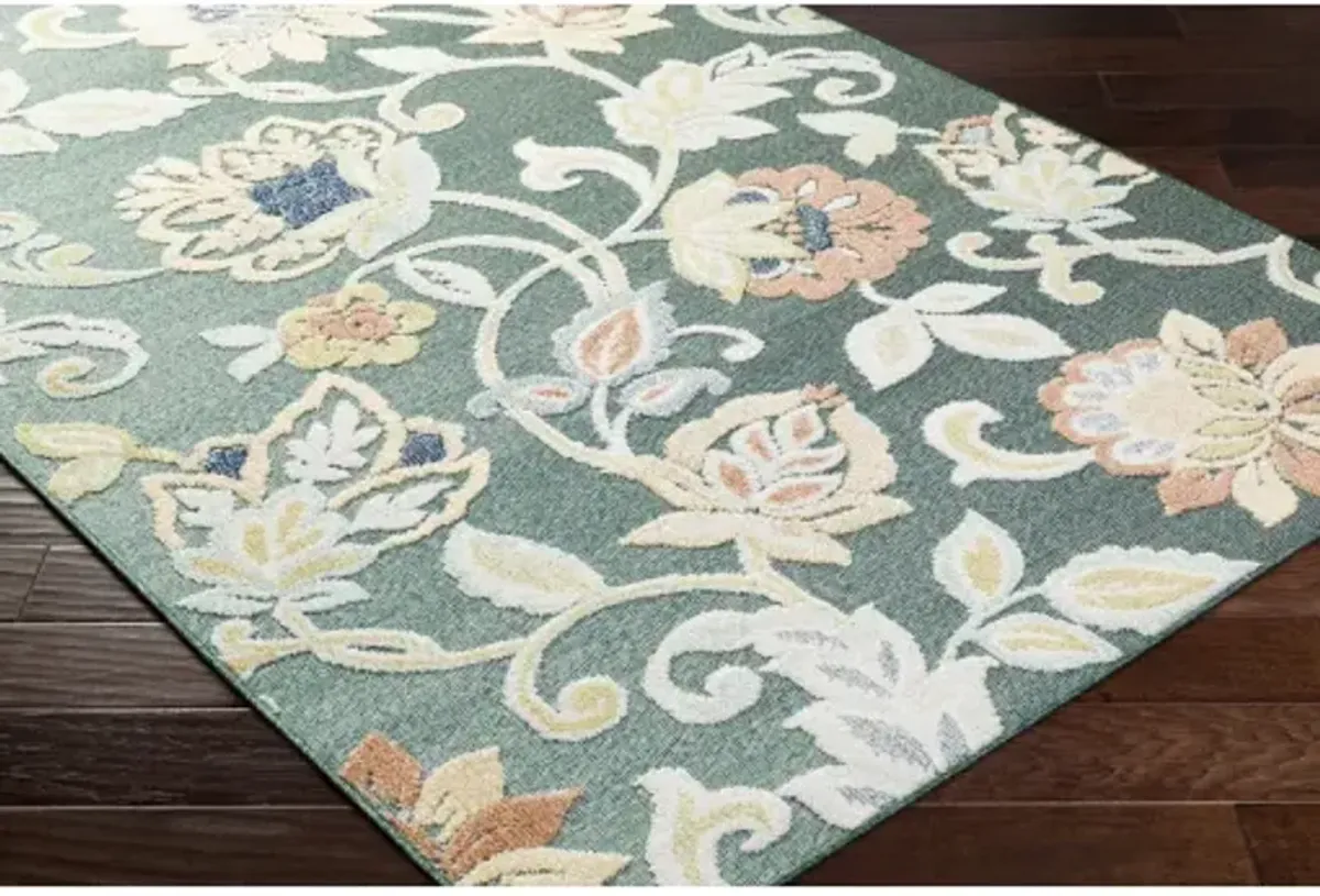 Lakeside LKD-2314 5'3" x 7' Machine Woven Rug