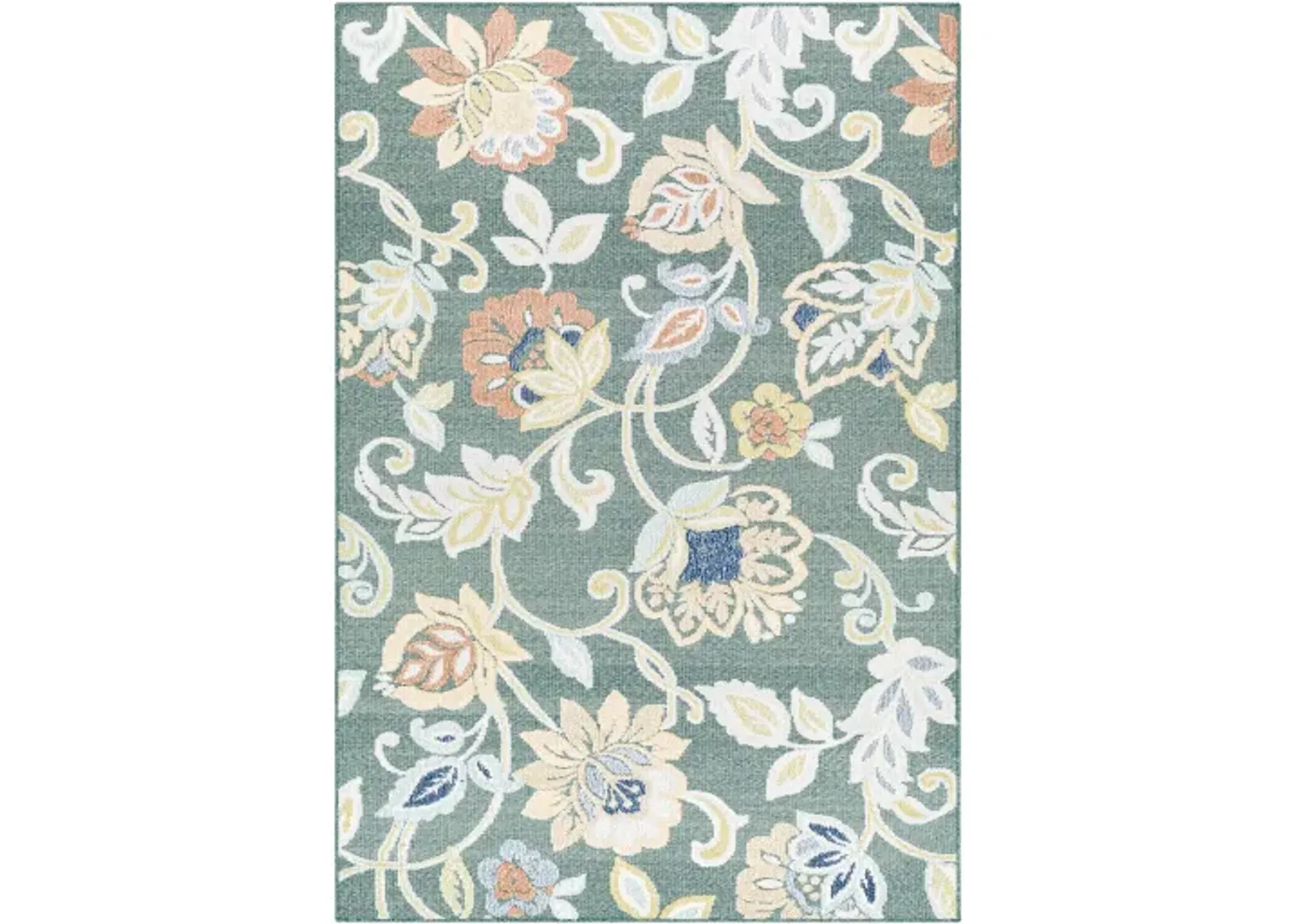 Lakeside LKD-2314 5'3" x 7' Machine Woven Rug