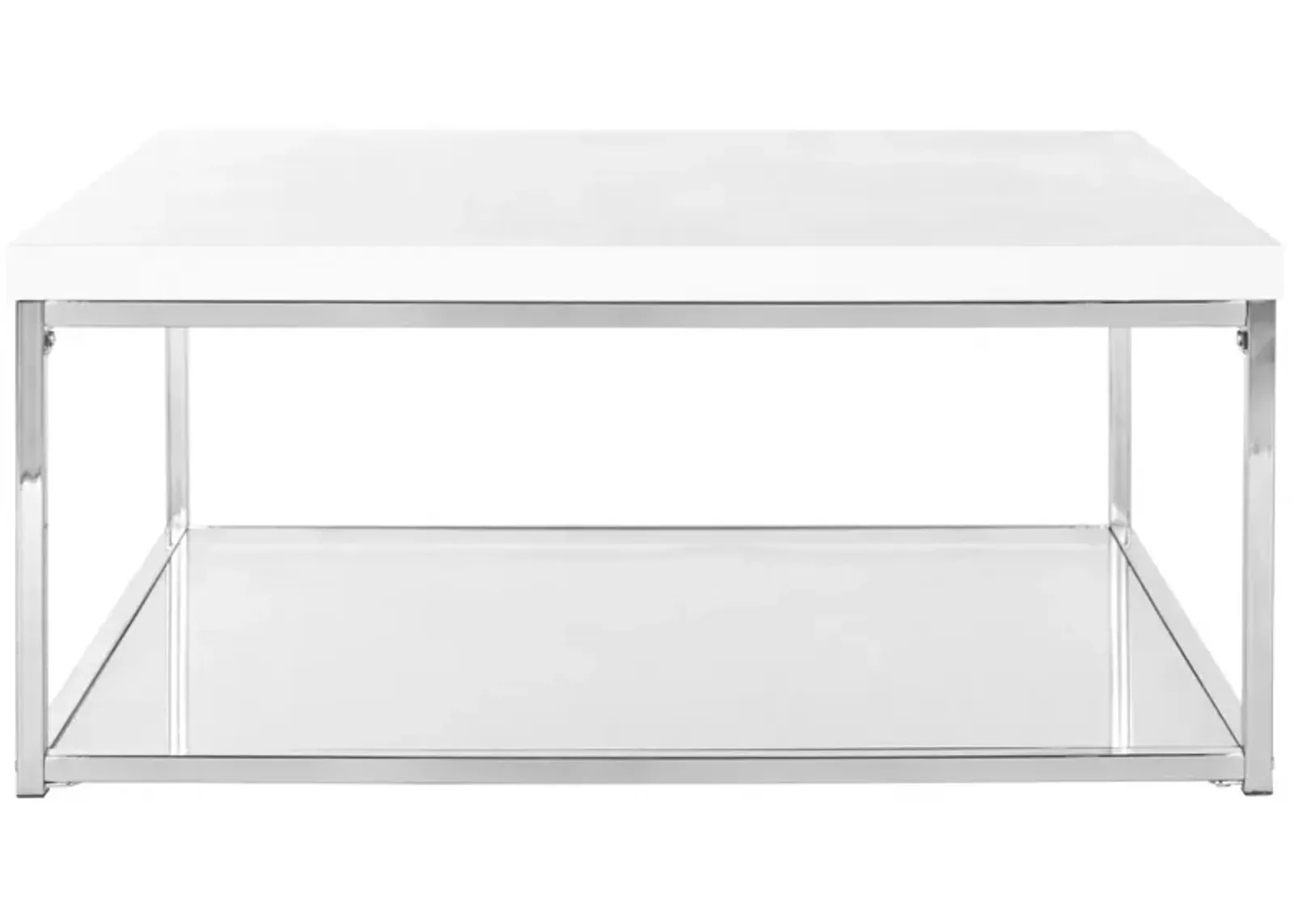 MALONE CHROME HIGH GLOSS COFFEE TABLE