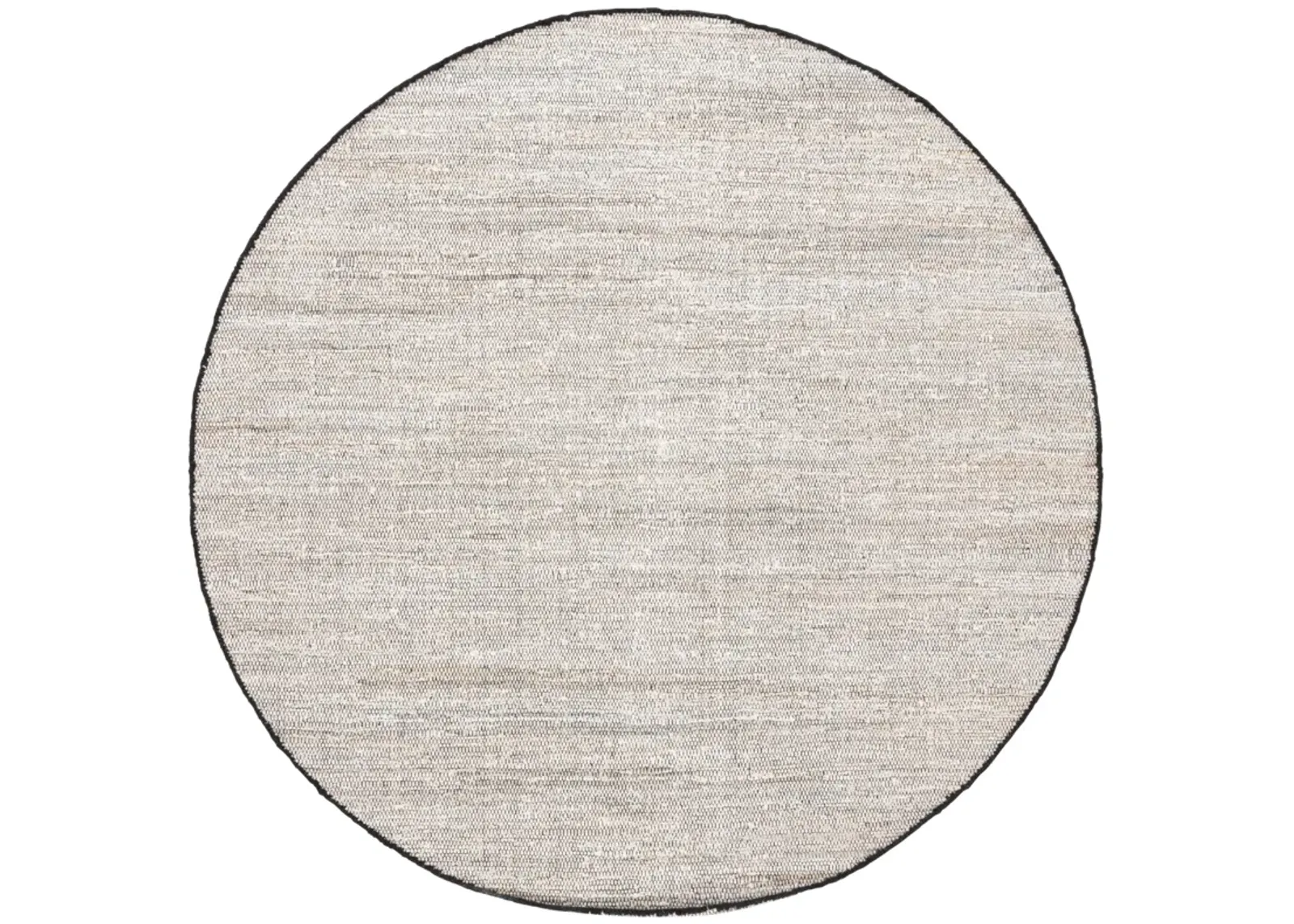 RAG RUG 301 IVORY  6' x 6' Round Round Rug