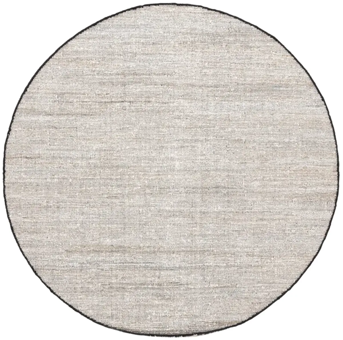 RAG RUG 301 IVORY  6' x 6' Round Round Rug