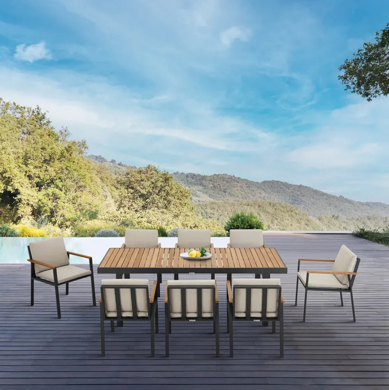 Nofi Outdoor 9-Piece Dining Set 