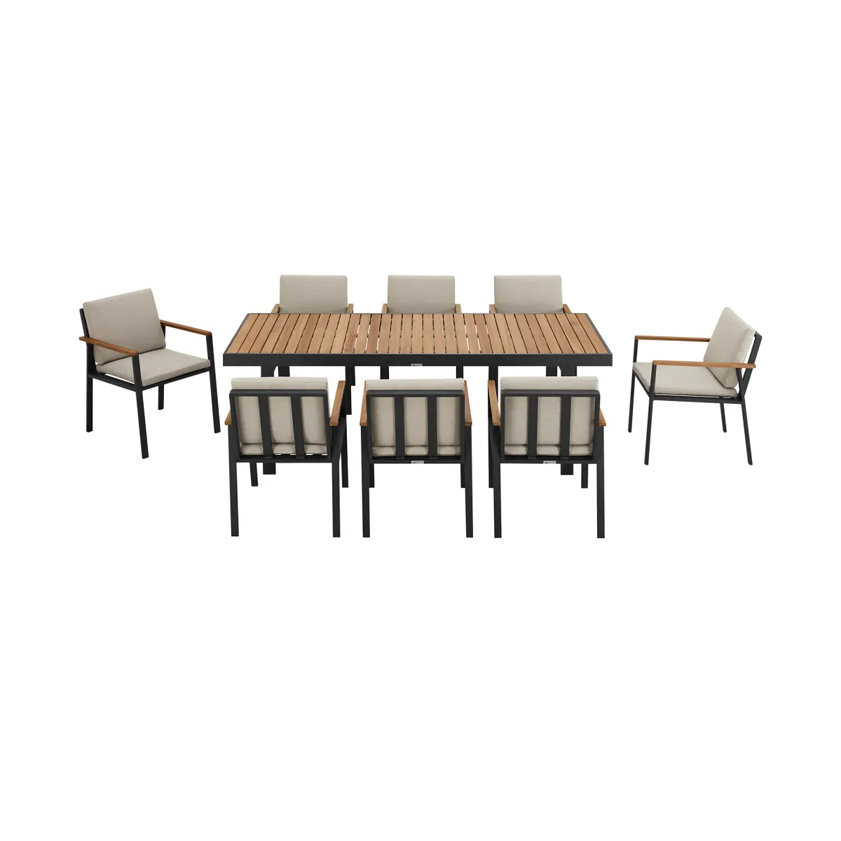 Nofi Outdoor 9-Piece Dining Set 