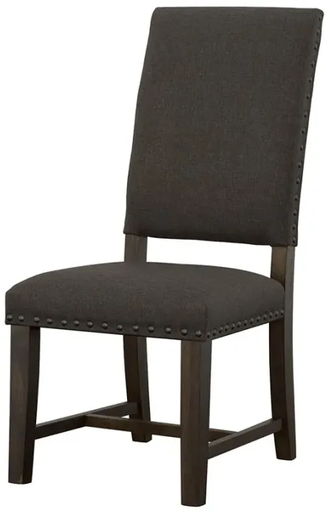 Twain Upholstered Side Chairs Warm Grey (Set of 2)