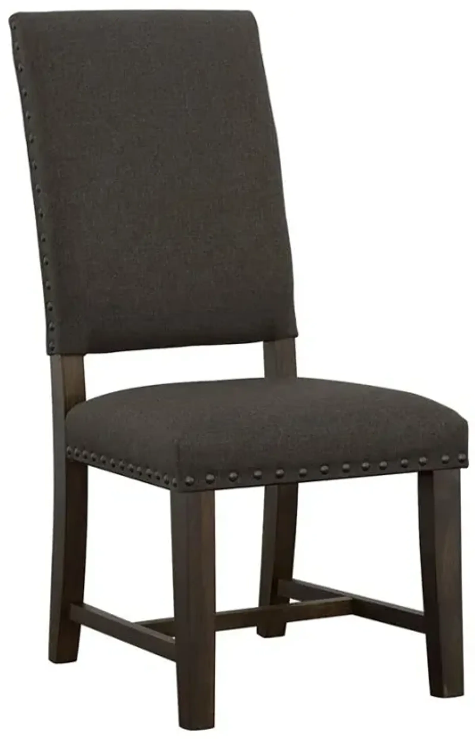 Twain Upholstered Side Chairs Warm Grey (Set of 2)