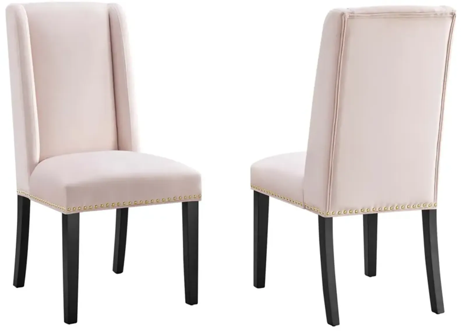 Baron Performance Velvet Dining Chairs - Set of 2