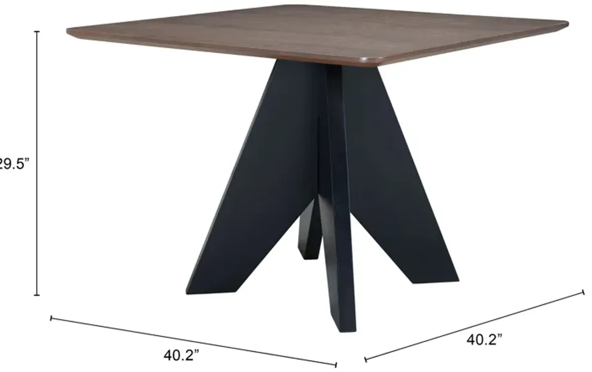 Lisse Square Dining Table Espresso