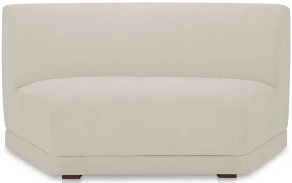 Fraser Wedge Slipper Chair Off White