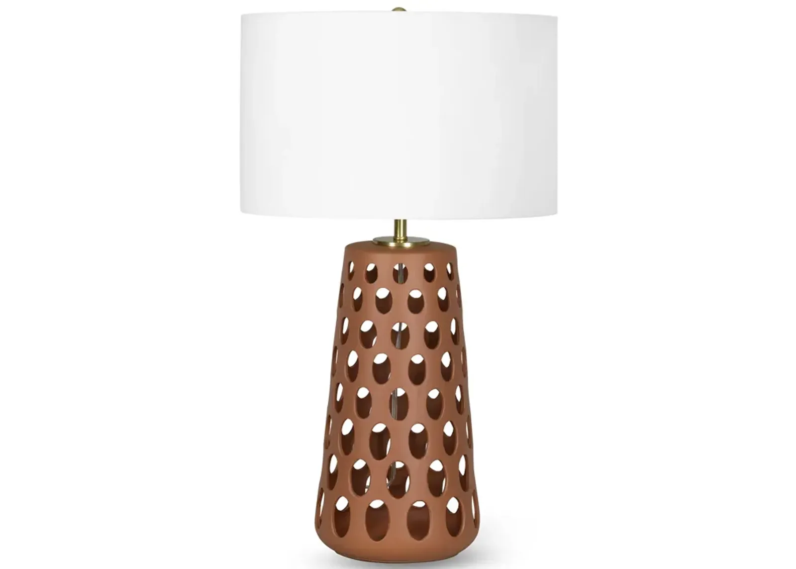 Kelvin Ceramic Table Lamp (Terra Cotta)