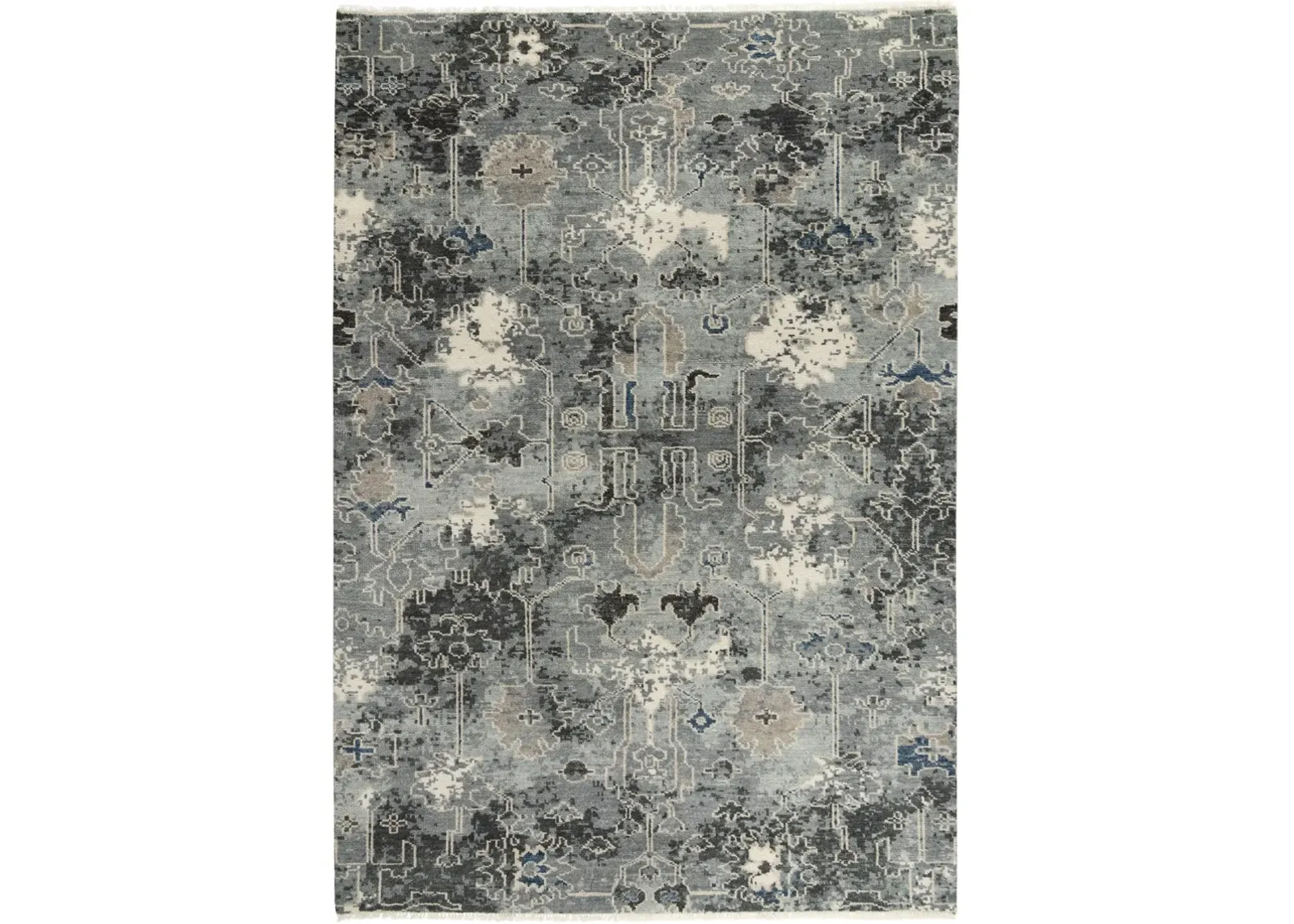 Belmont Natural/Multi  Hand Spun Wool 9'x12' Rectangle Rug