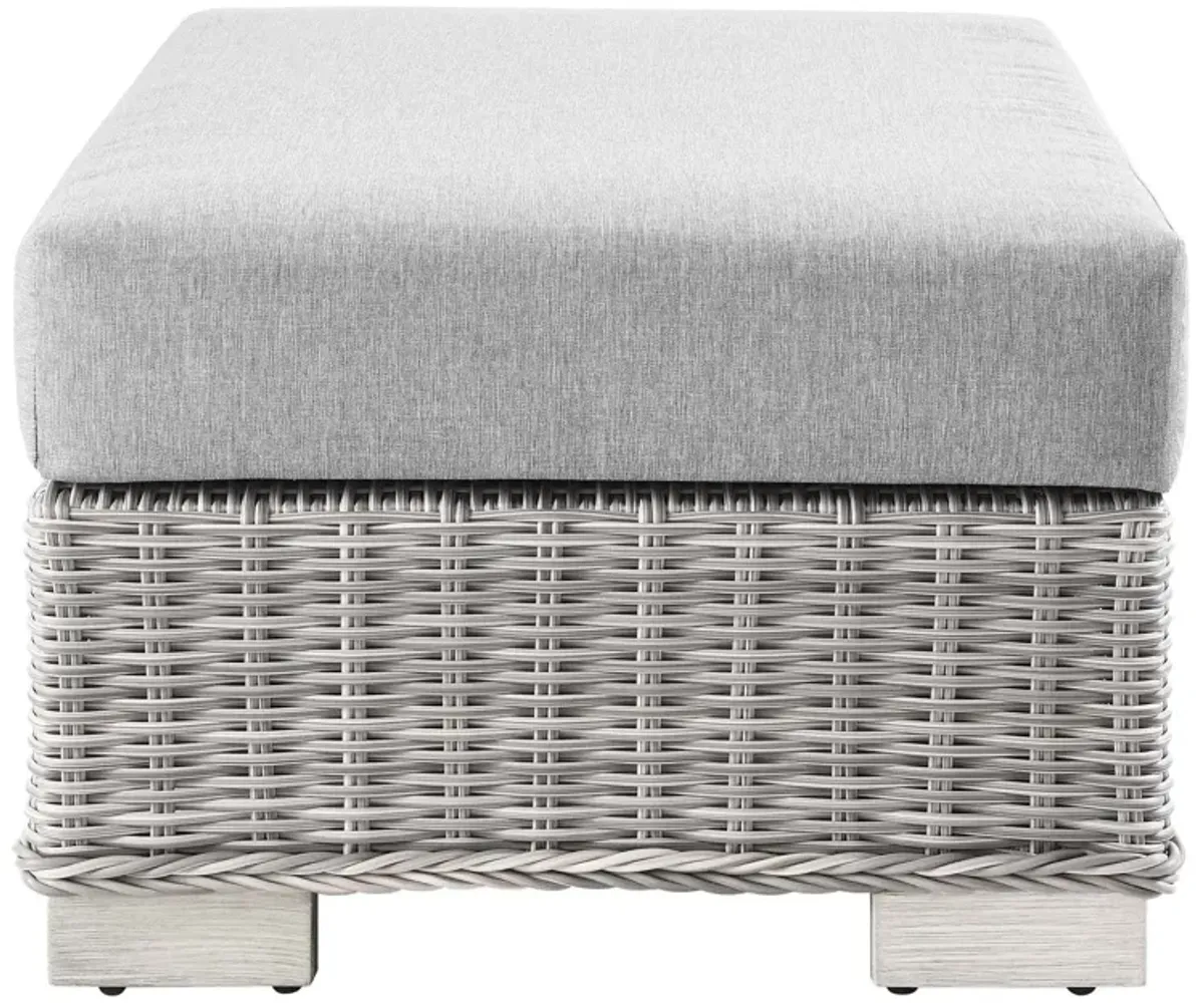 Conway Outdoor Patio Wicker Rattan Ottoman