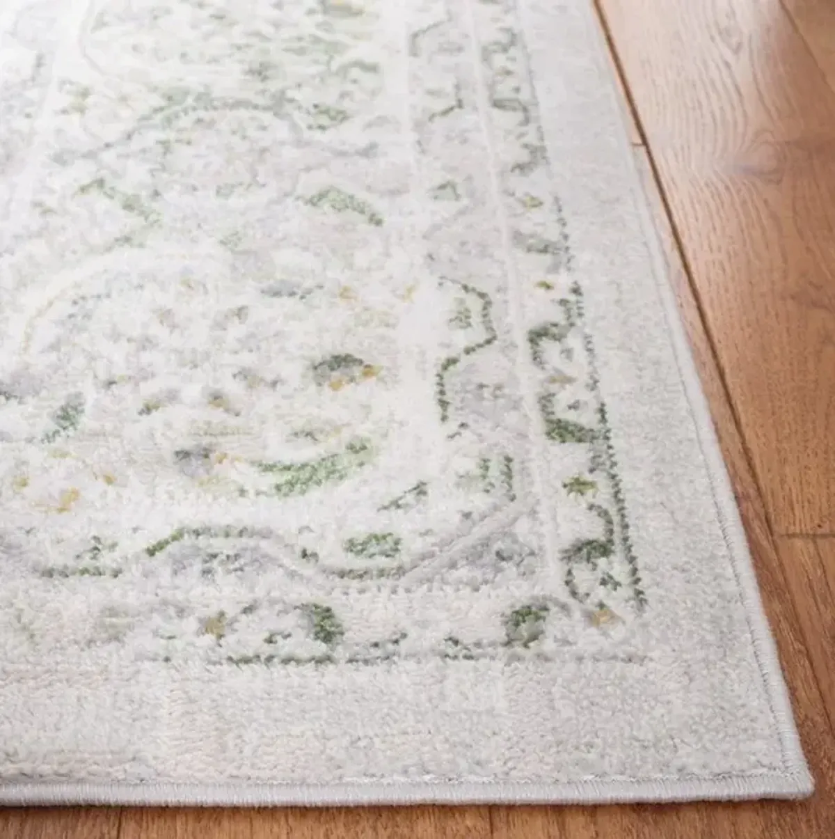 PALMA 326 Green 6'-7' X 6'-7' Square Square Rug