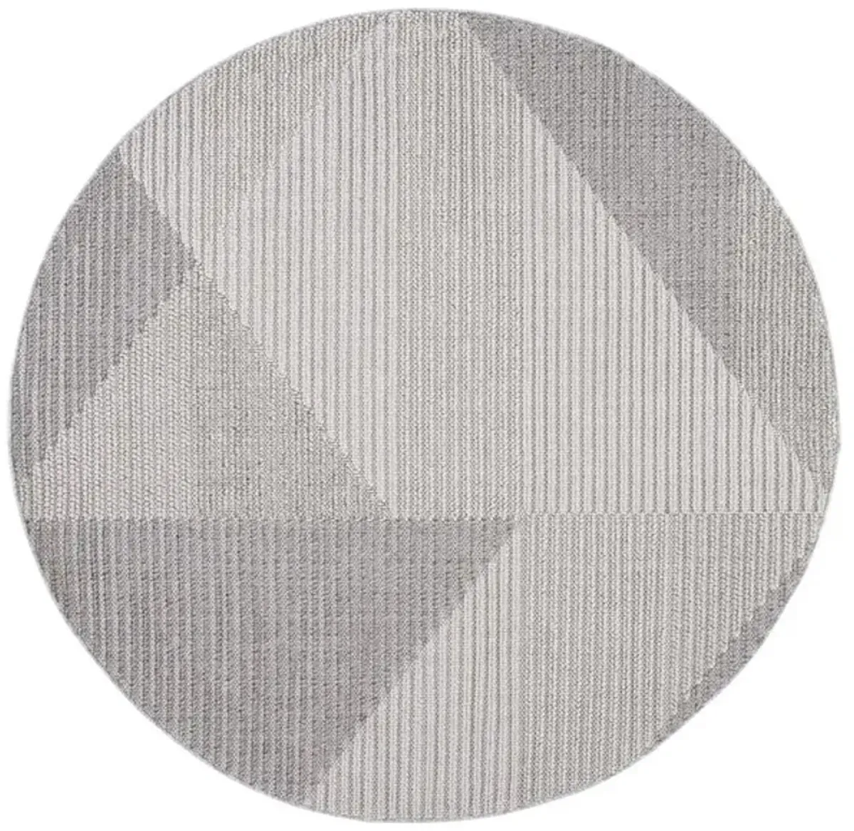 GLOBAL 400 Grey  6'-7' X 6'-7' Round Round Rug