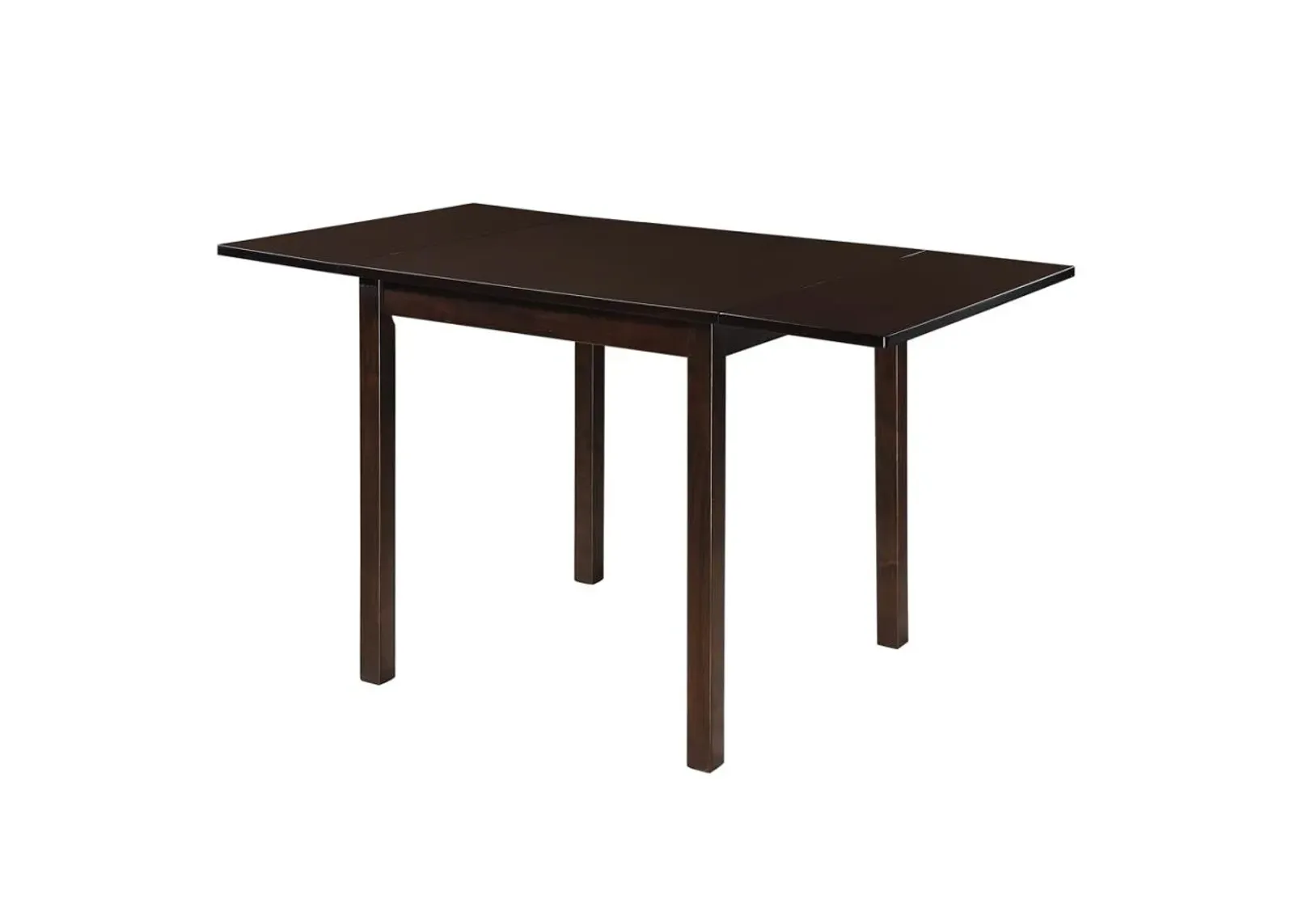 Kelso Rectangular Dining Table with Drop Leaf Cappuccino