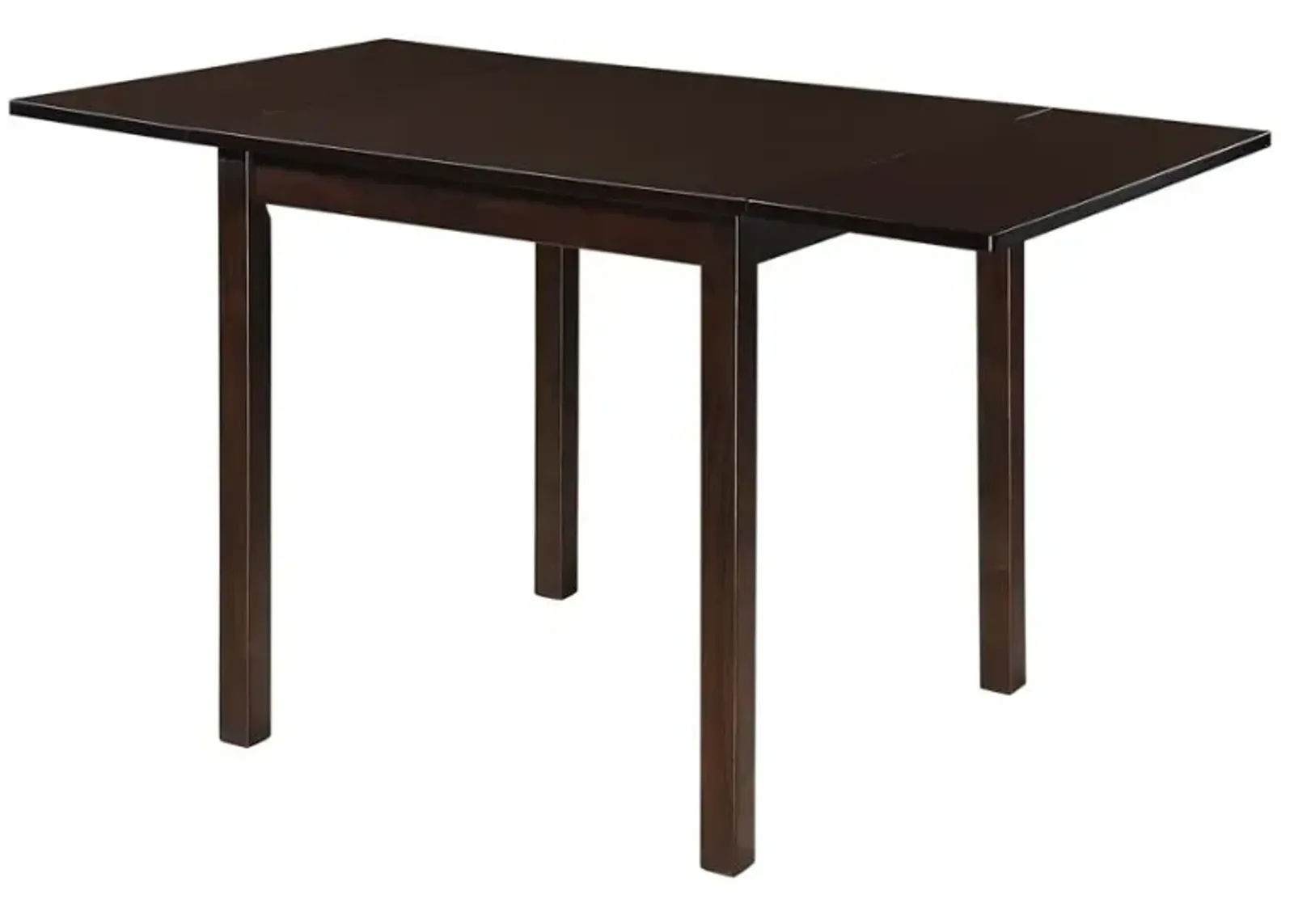 Kelso Rectangular Dining Table with Drop Leaf Cappuccino