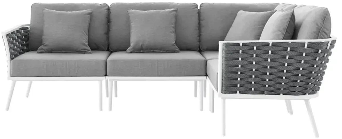 Stance Outdoor Patio Aluminum Large Sectional Sofa