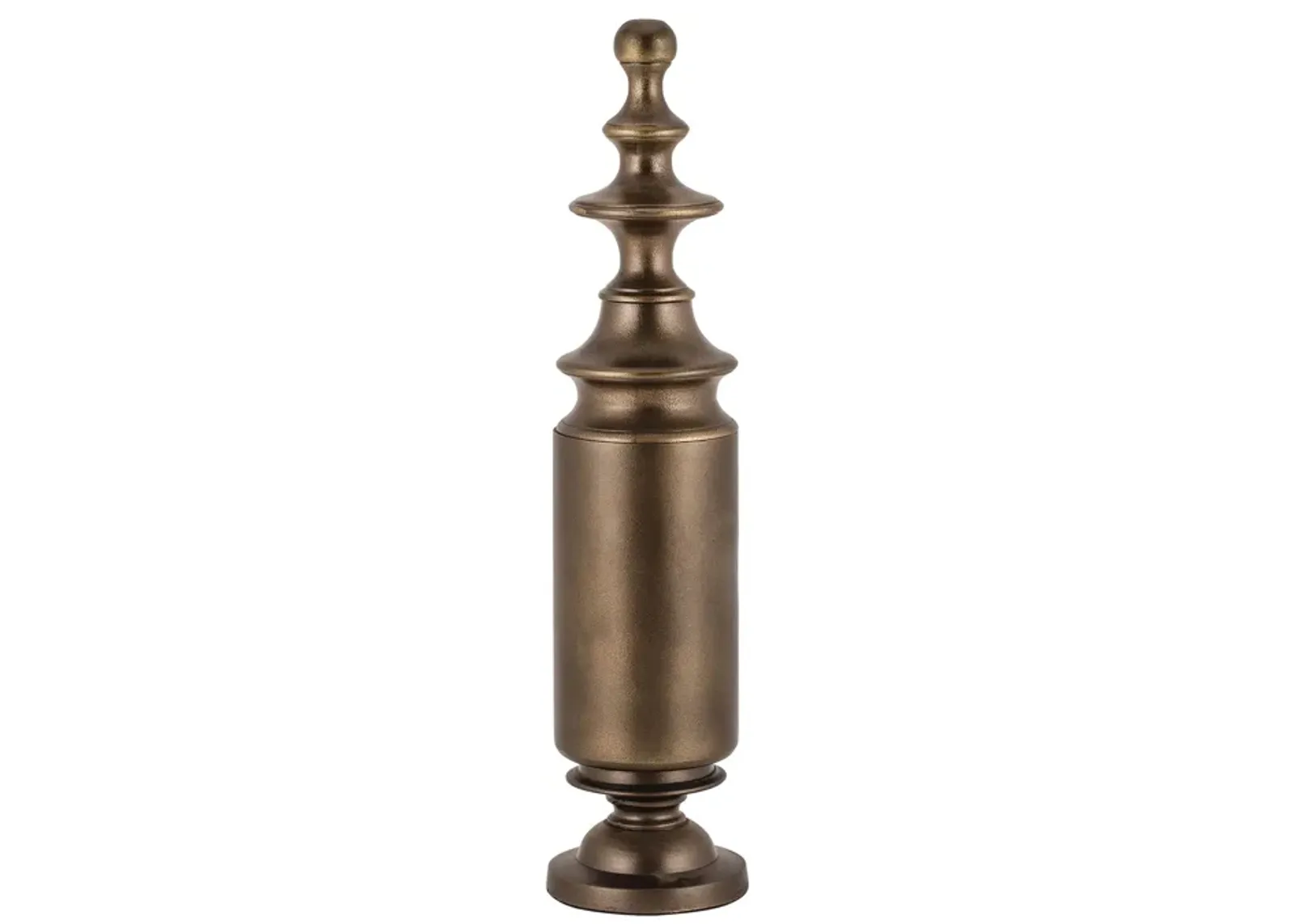 Footed Brass Finial - Short