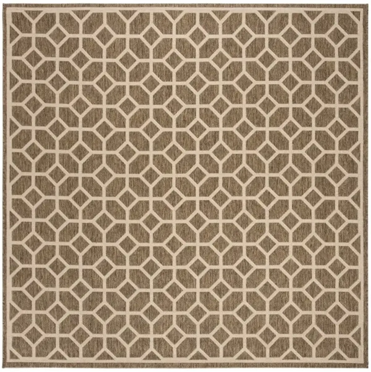 LINDEN 127 Collection LND127D-6SQ Beige / Cream 6'-7" X 6'-7" Square