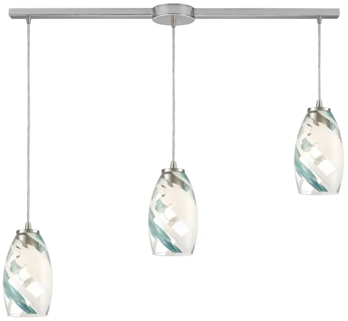 Turbulence Configurable Multi Pendant - Satin Nickel