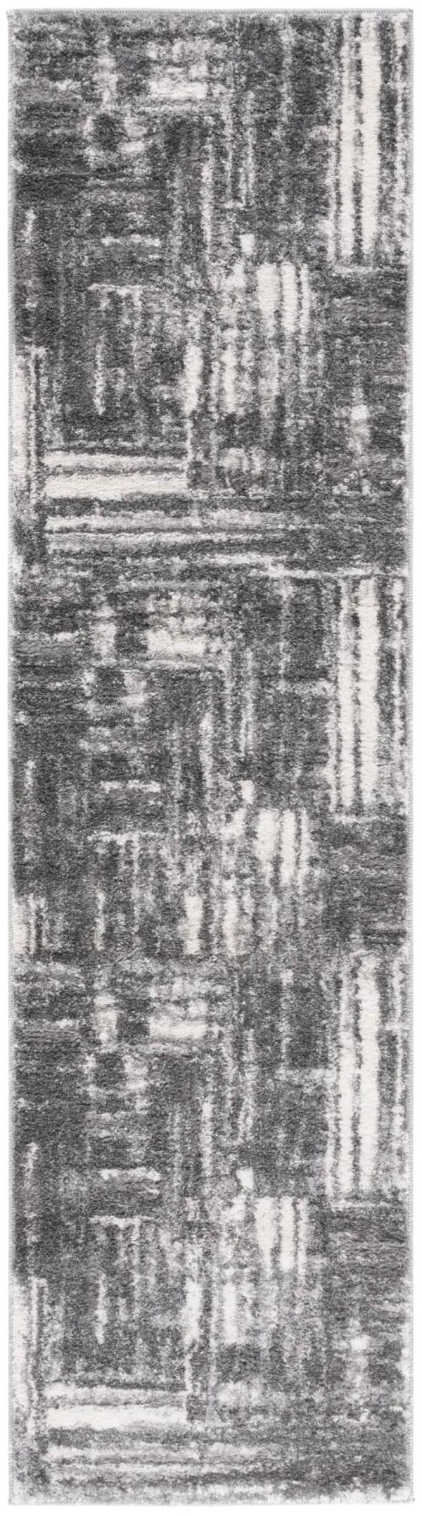 RAVINE SHAG 360 DARK GREY  2'-2' x 8' Runner Rug