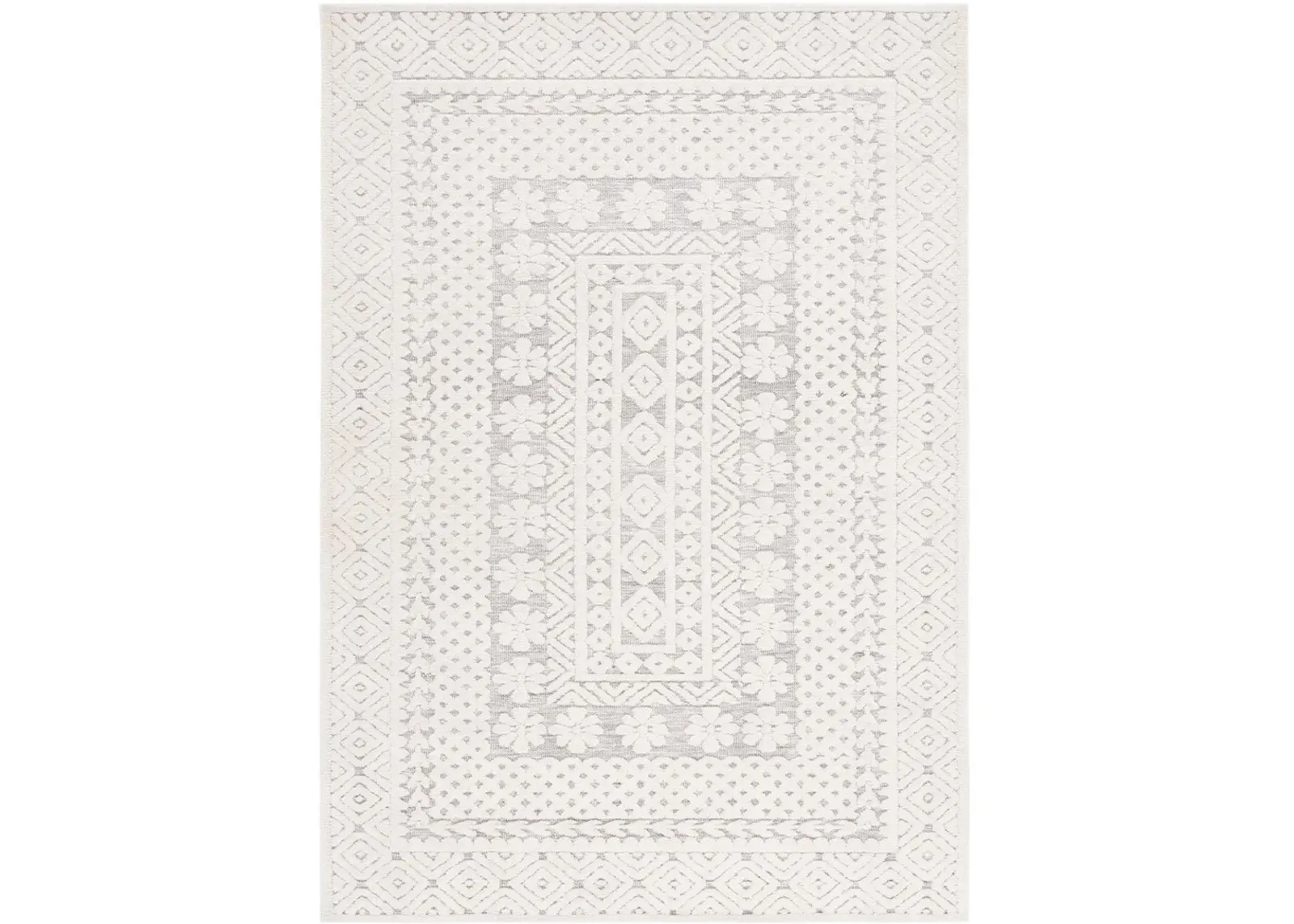 AUDREY 105 Grey 8' X 10' Large Rectangle Rug