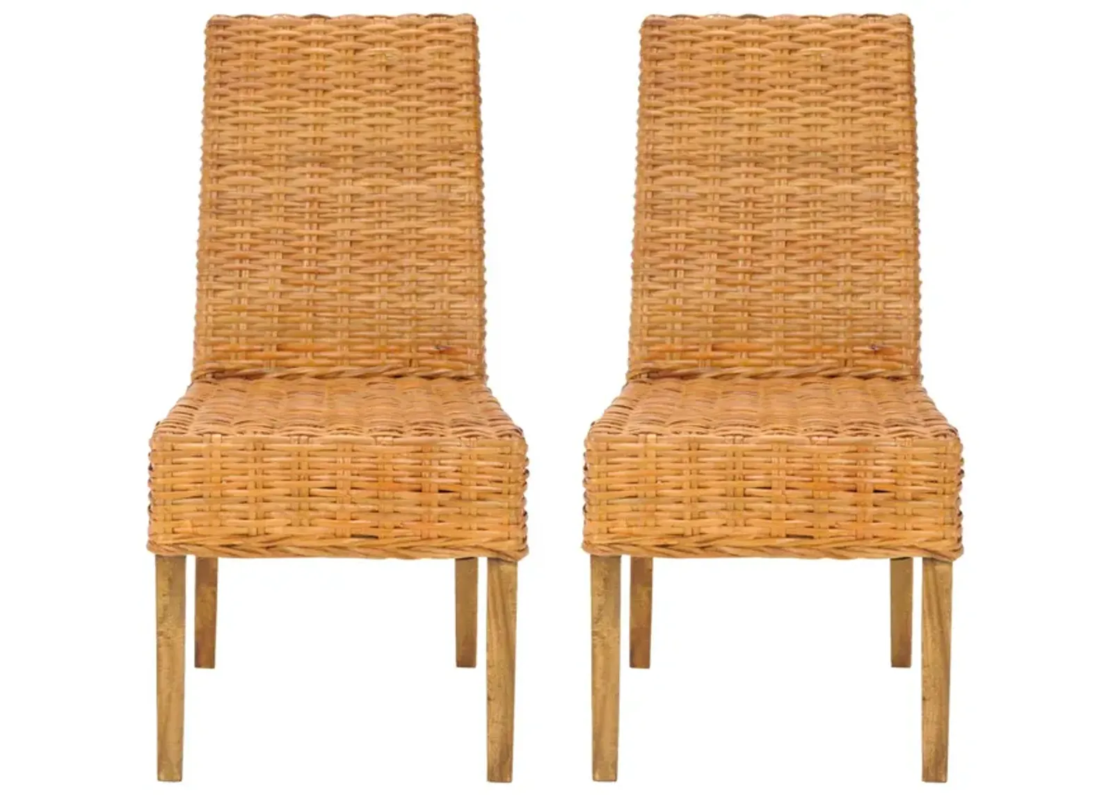 SANIBEL 18''H RATTAN SIDE CHAIR (SET OF 2)