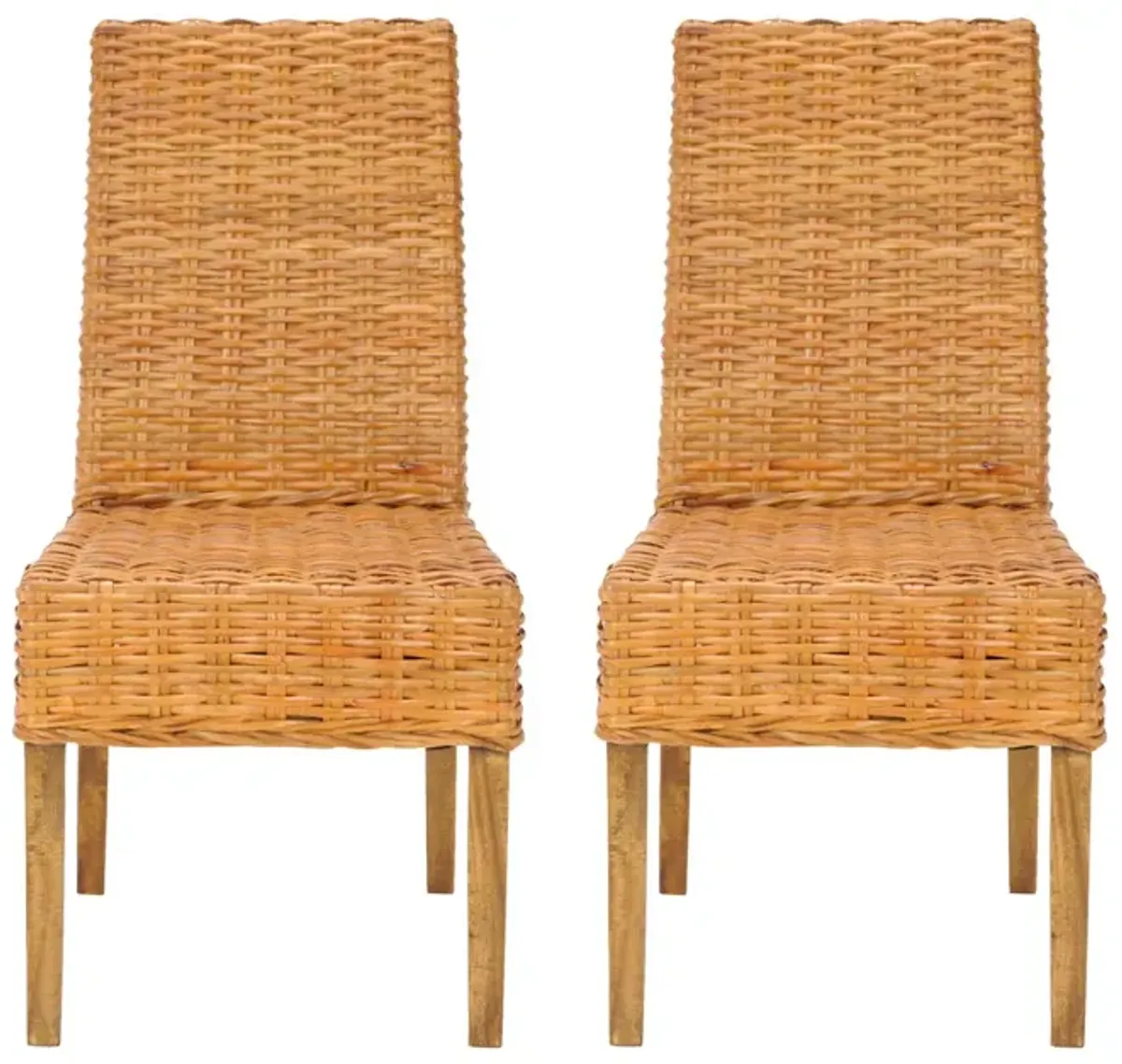 SANIBEL 18''H RATTAN SIDE CHAIR (SET OF 2)