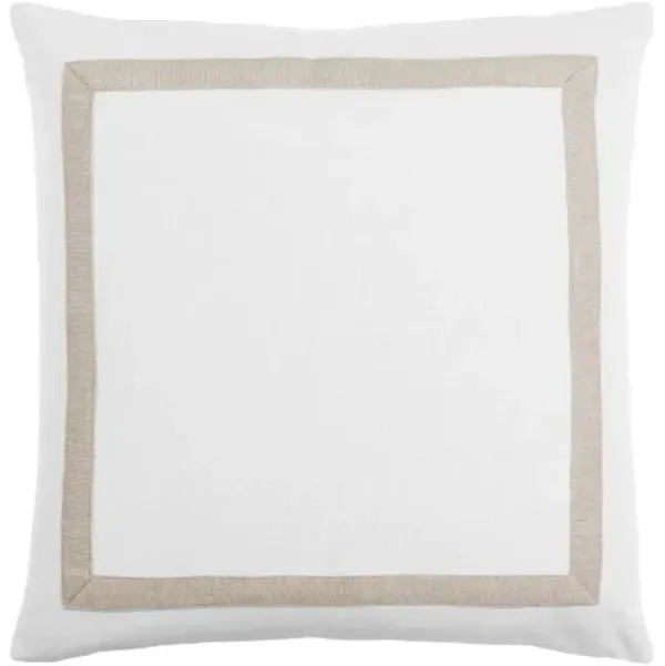 Ritzy RIZ-001 18"L x 18"W Accent Pillow  - Down Insert