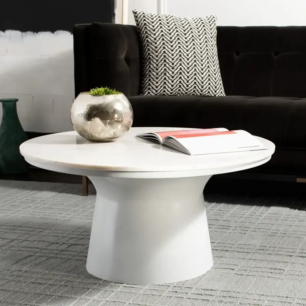 MILA PEDESTAL COFFEE TABLE