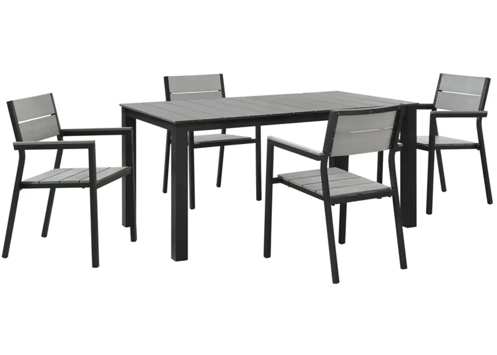 Maine 5 Piece Outdoor Patio Dining Set