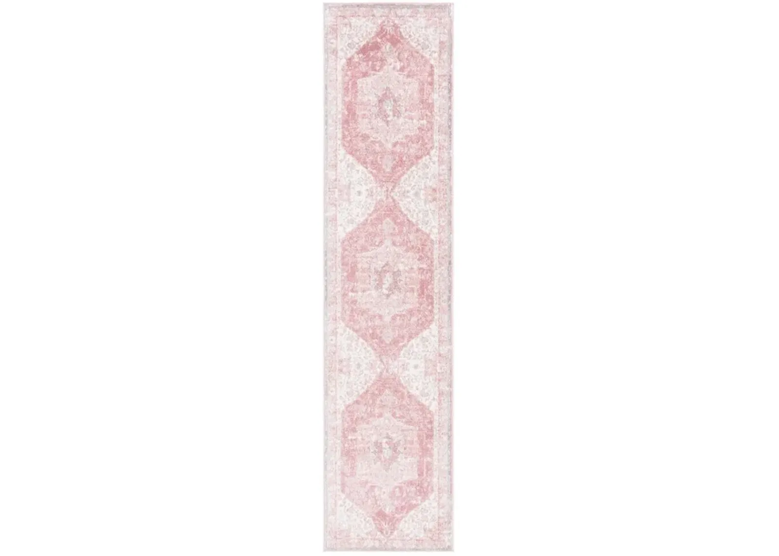 LAYLA 108  Pink 2'-2' X 9' Runner Rug