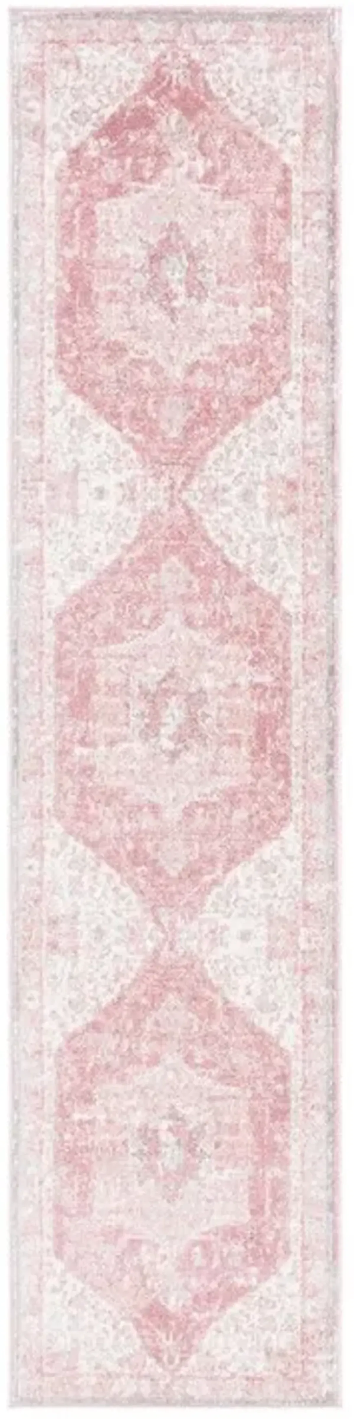 LAYLA 108  Pink 2'-2' X 9' Runner Rug