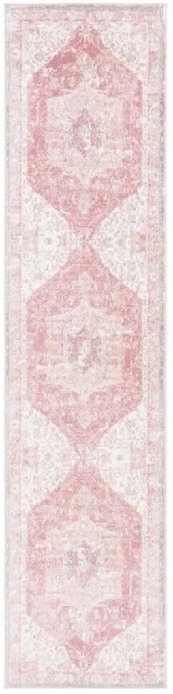 LAYLA 108  Pink 2'-2' X 9' Runner Rug