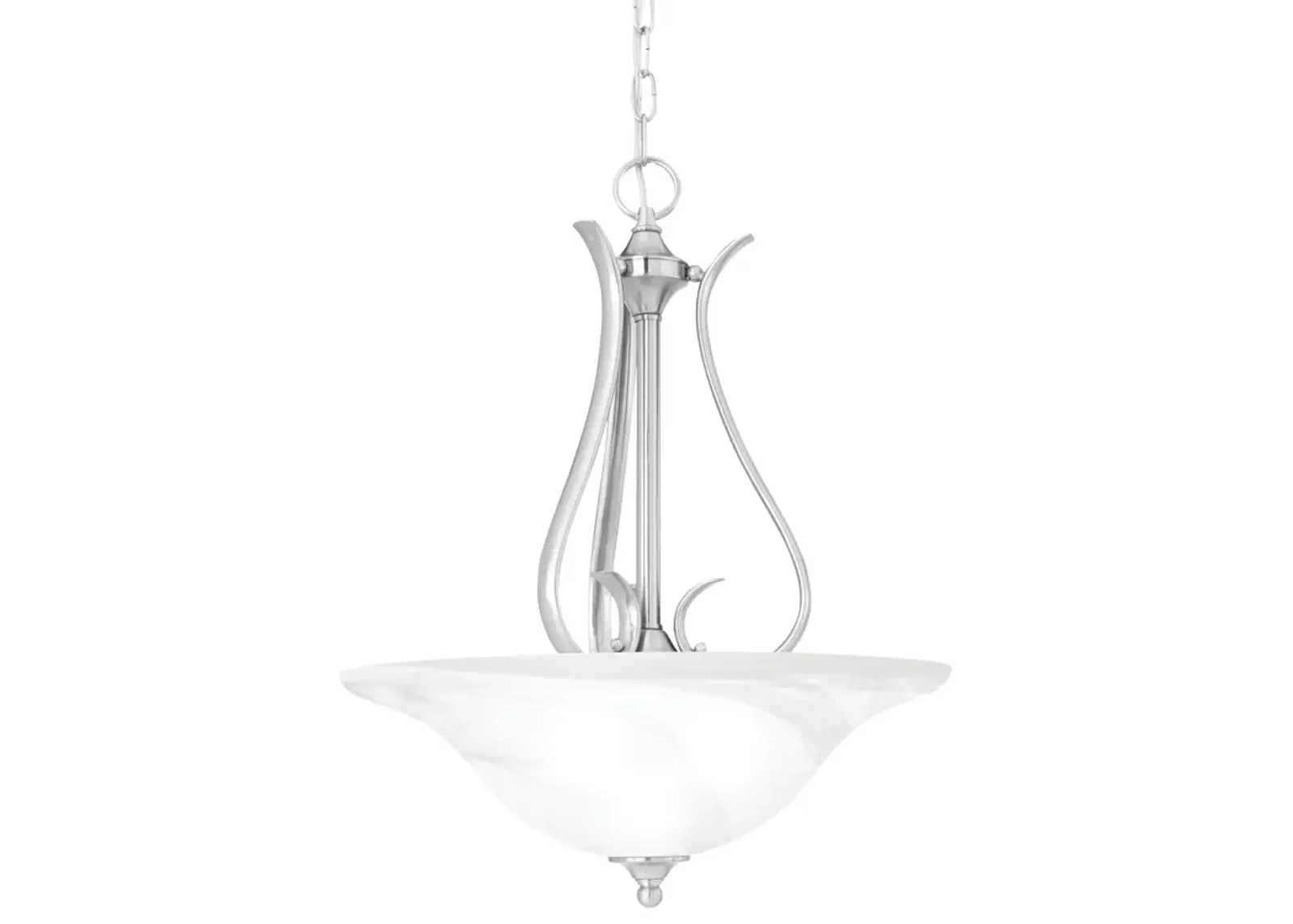 Prestige 18" Wide 3-Light Pendant - Brushed Nickel