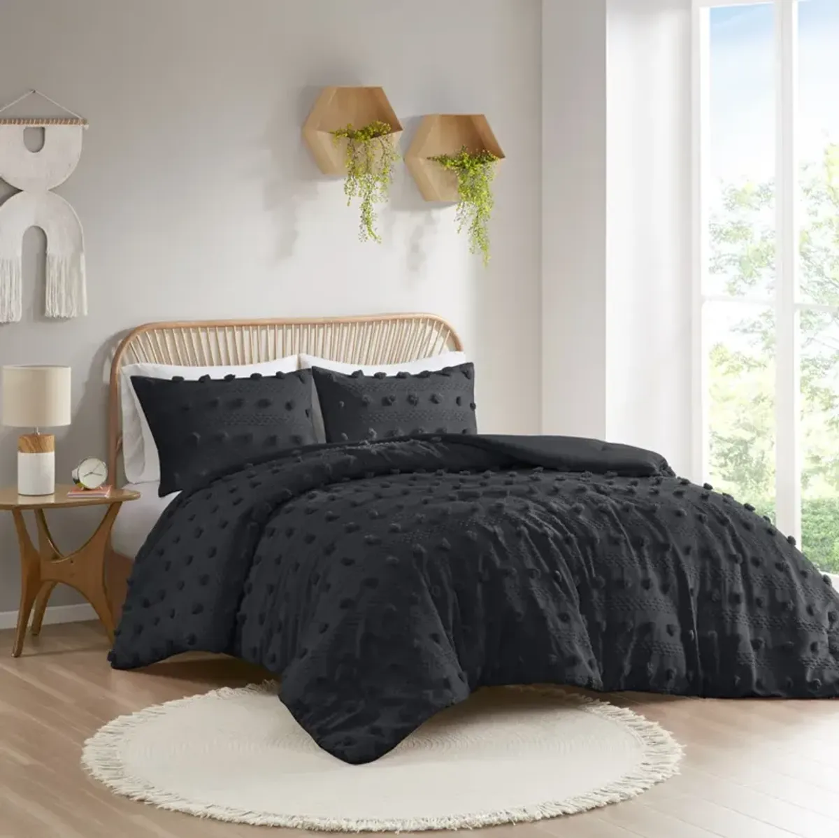 Clip Jacquard Comforter Set