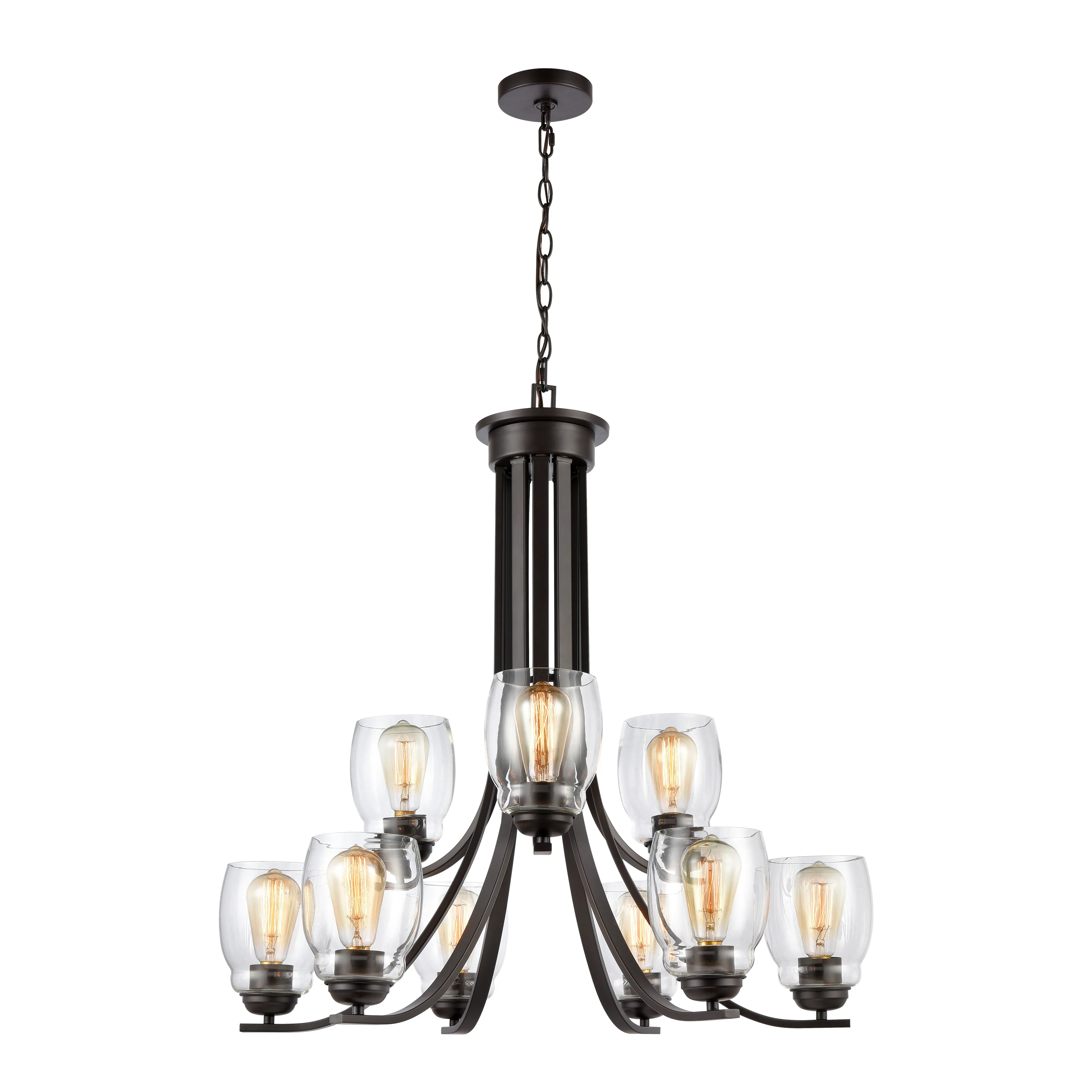 Calistoga 30.5" Wide 9-Light Chandelier - Oil Rubbed Bronze