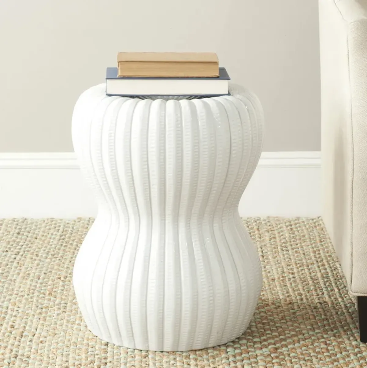 Hourglass Indoor/Outdoor Garden Stool